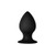 Forto F-98: Cone Anal Plug Black  Medium