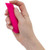 BMS The Mini Swan Rose Compact Vibrator in hand