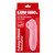 Luv Inc Cs19: Pulsing Clitoral Stimulator light pink packaging