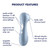 Satisfyer Pro 2 Rechargeable Clitoral Stimulator Blue Features