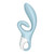  Satisfyer Touch Me Rechargeable Rabbit Vibrator Blue Side