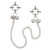 CalExotics Nipple Grips 4-Point Nipple Press with Bells