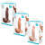 B-Vibe Slipskin Realistic Silicone Dildo 6" Girthy packaging