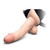 B-Vibe Slipskin Dildo 10 Curvy harness