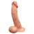 B-Vibe Slipskin Dildo 10 Curvy mocha