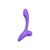 Luv Inc Dv35: Premium Silicone Duo Vibrator  Purple righ view