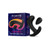 Forto Curved Vibrating Anal Massager Plug Black