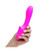 So Divine G-Spot Pash Ribbed Vibrator Pink