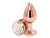 Rear Assets Rose Medium White Anal Toy Lightweight