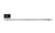 Sportsheets Signature Adjustable Spreader Bar, full aluminium bar with clasps and branded hang tag on white background