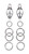 Edge by Sportsheets Tuggable Clover Clamps, fourth product view