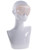 Sex & Mischief Peaches 'n CreaMe blindfold shown worn on a white mannequin head