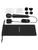 Le Wand Powerful Petite Plug-In in black with power supply, four plug adapters, guides and storage pouch