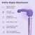 Le Wand Petite Ripple attachment fitted on a Le Wand Petite wand with compatibility notes
