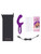 Le Wand XO Cherry box contents: vibrator, travel pouch, user guide, Chrome Collection guide and USB cable