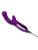 Le Wand XO Cherry vibrator connected to its USB charging cable