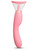 Le Wand Lick rear view showing the textured curved shaft and suction cup