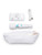 Le Wand Classique Mini contents: white wand massager, USB-C cable, user guide and zip pouch