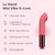 Le Wand Mini Vibe G-Love feature graphic: textured head, 3 speeds, 7 patterns, IPX6, rechargeable