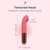 Le Wand Mini Vibe G-Love dimensions: 15.6 cm long, 3.8 cm base, 3.5 cm textured head