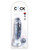King Cock Clear 7 in. Cock with Balls clear variant in retail packaging
