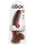King Cock 9 inch Cock with Balls brown dildo in its Pipedream retail packaging