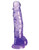King Cock Clear 8 in. with balls - Purple adult toy — image 8