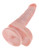 King Cock 6" Cock with Balls flesh dildo, additional view
