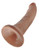 King Cock 7 inch Cock Tan, underside view of the suction cup base