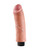 King Cock 8 in. Vibrating Cock flesh-tone dildo without suction base, showing the twist-dial control