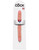 King Cock 12 in. Slim Double Dildo in Light on its retail pack card showing 12 in / 31 cm