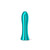 NS Novelties INYA Shimmer metallic bullet vibrator in teal, shown upright on a white background