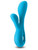 NS Novelties Revel Galaxy blue rabbit vibrator shown on its own