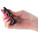 NS Novelties Rear Assets Tapered small gunmetal plug held in a hand to show its size