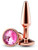 NS Novelties Rear Assets Tapered Small Rose Gold Pink anal toy