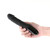NS Novelties Renegade Electrica black vibrator held in a hand to show size