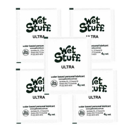 Wet Stuff Ultra Lubricants Sachets 4g