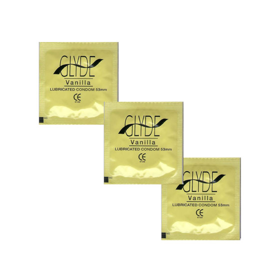 Glyde Yellow Vanilla Condoms
