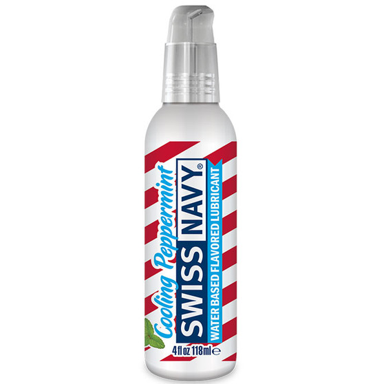 Swiss Navy Flavour  Premium Water Based Lubricant - Cooling Peppermint  (118mL)