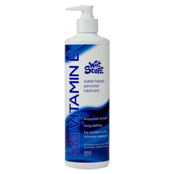 Wet Stuff Vitamin E Lubricant 550g Pump Top