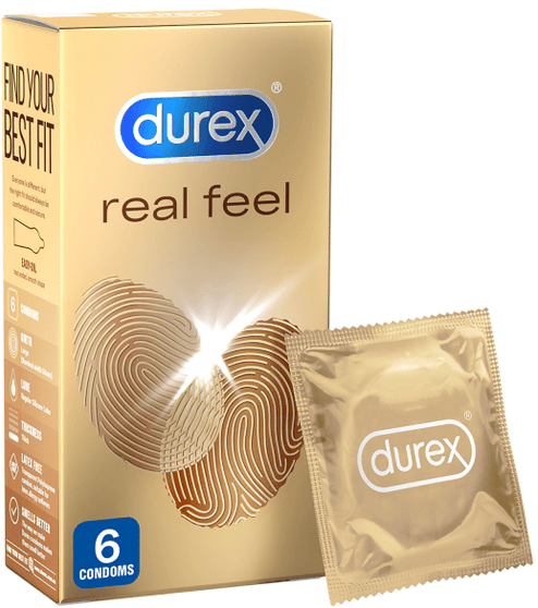 Durex Real Feel Non-Latex 6 Condoms