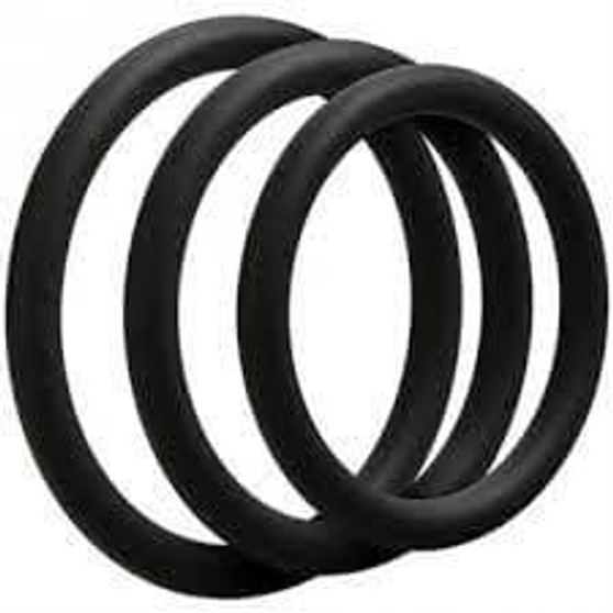 Optimale 3 C-Ring Set Thin Black