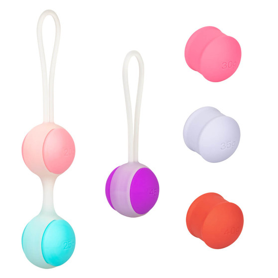 CalExotics She-ology Interchangeable Weighted Kegel Set