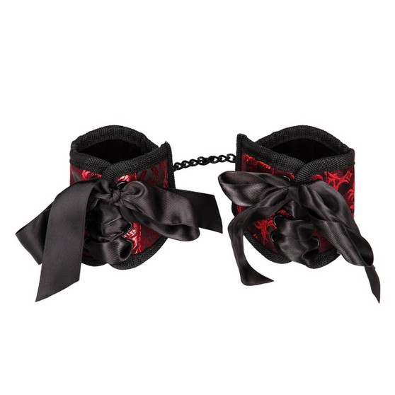 CalExotics Scandal Corset Cuffs Red