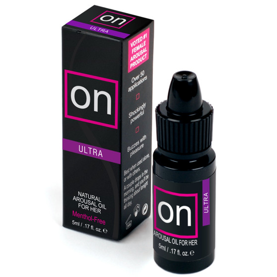 Sensuva On For Her Ultra 5 ml Arousal Oil with packaging