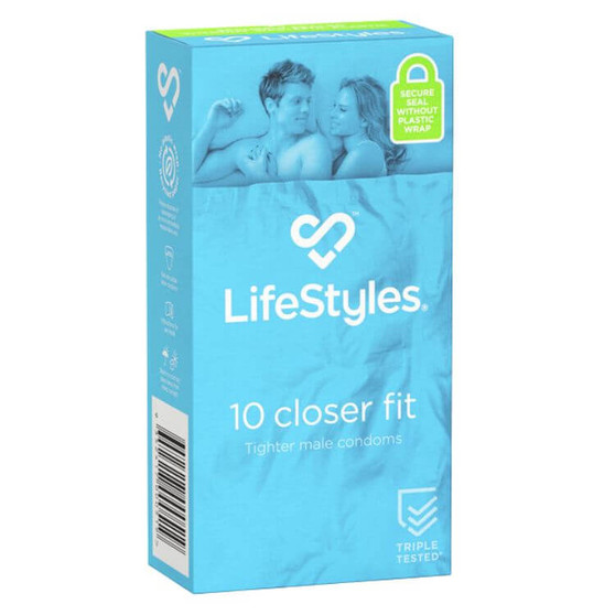 Lifestyle Closer Fit Condoms 10