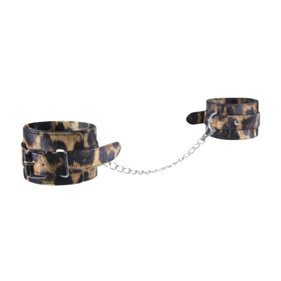 Cheap Products Leopard PU Leather Ankle Cuffs