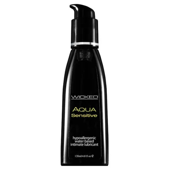 Wicked Aqua Sensitive Water Base Intimate Lubricant 120ml 