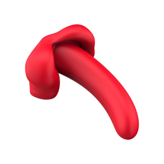 Luv Inc Tt61: Twirling Tongue Vibrator - Red Luv Inc Tt61: Twirling Tongue Vibrator - Red