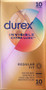 Durex Invisible Extra Lube Condoms 10 Pack Front